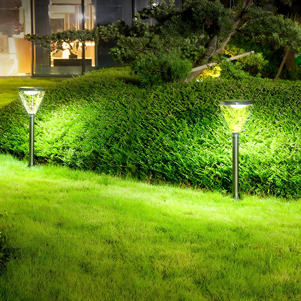 Adjustable Solar LED Lawn Lamp with Intelligent Light Control