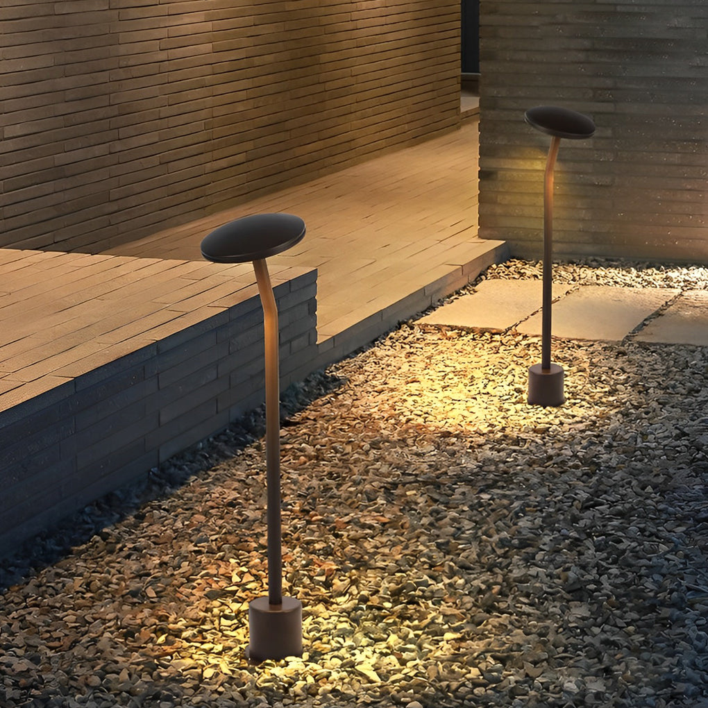 Mushroom LED Pathway Light | Aluminum Outdoor Lawn Lamp