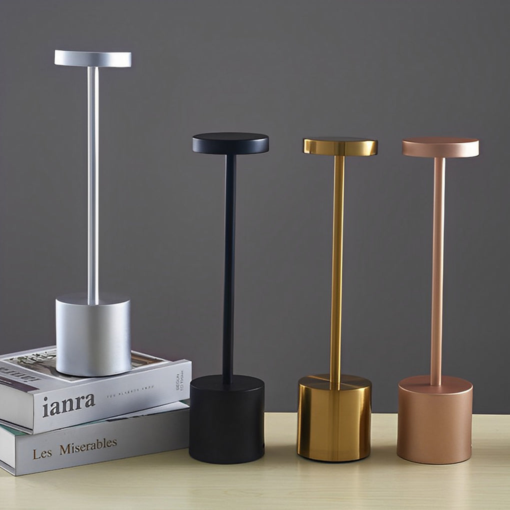 Rechargeable Cordless Modern Table Lamp with Touch Dimmer