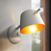 Modern Matte Metal Wall Sconce - Nordic Hat Design Lighting