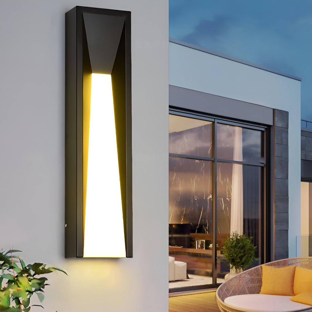 Modern Waterproof LED Outdoor Wall Light - Stainless Steel