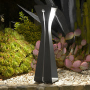 Modern Solar Pathway Lights - Stainless Steel & Glass Outdoor