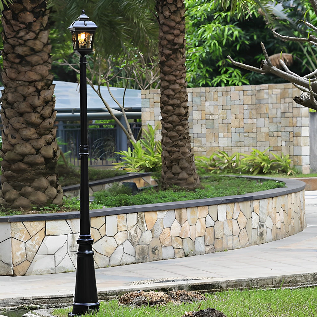 Modern LED Waterproof Garden Lamp Post - Die-Cast Aluminum