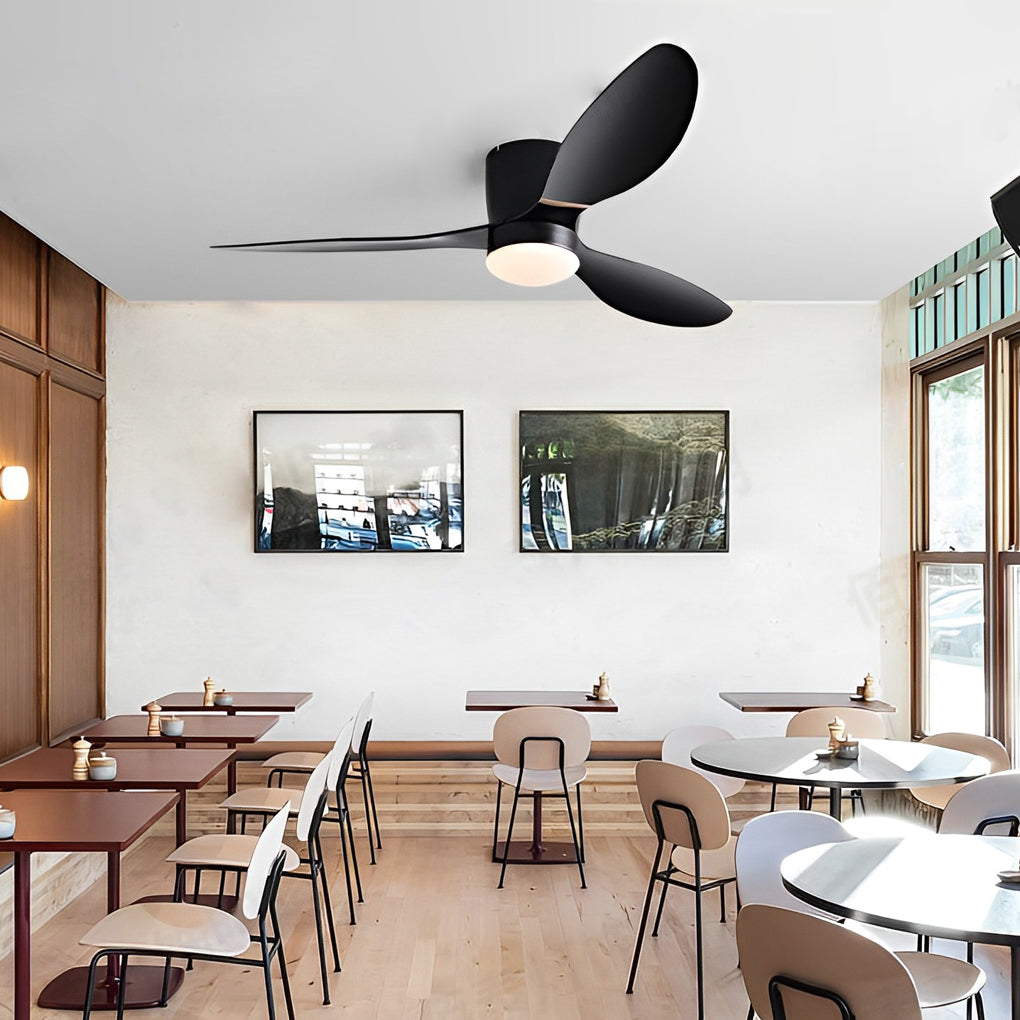 52 Inch Dimmable Ceiling Fan Light with Remote Control