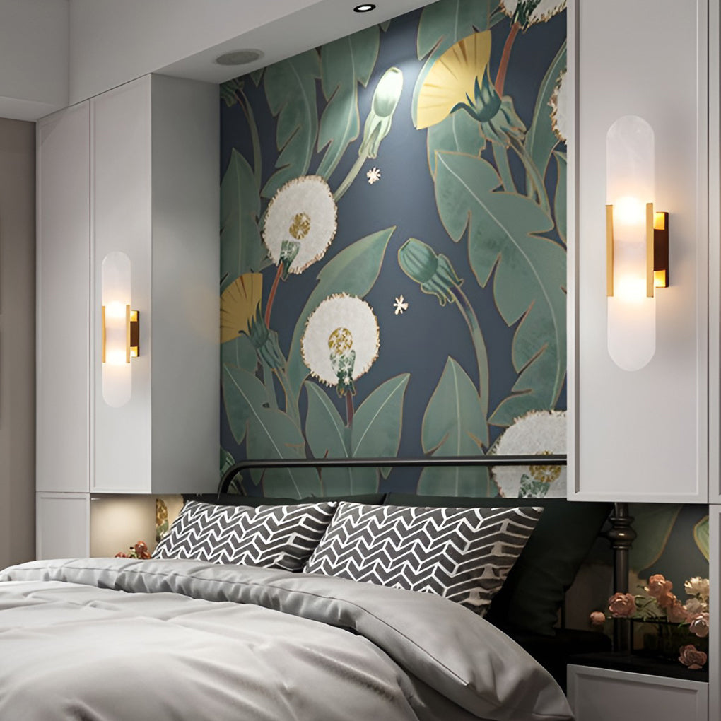 Modern Electroplated Metal Up and Down Wall Sconce G4 LED Light