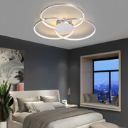 Three Rings Modern Nordic Ceiling Light with Stepless Dimming