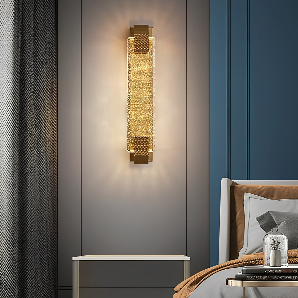 Crystal Bubble LED Wall Light with 3-Step Dimming