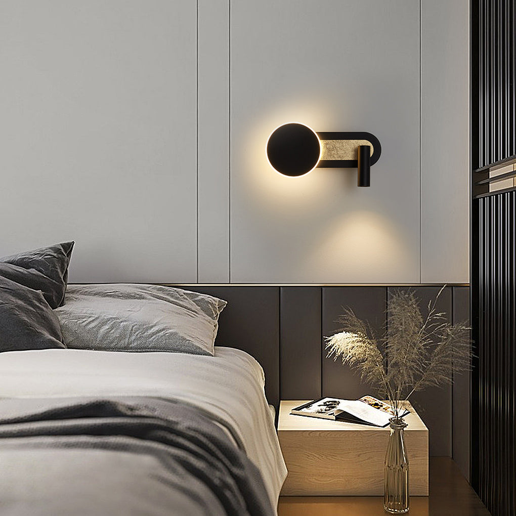 Adjustable Spotlight LED Wall Light with Dual Switch - Modern