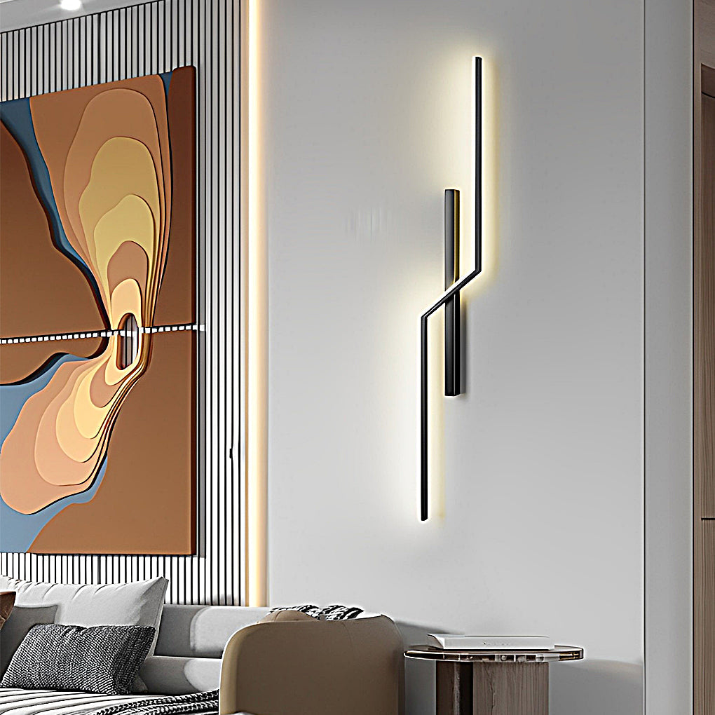 Modern Linear LED Wall Sconce – Minimalist Art Deco Lighting