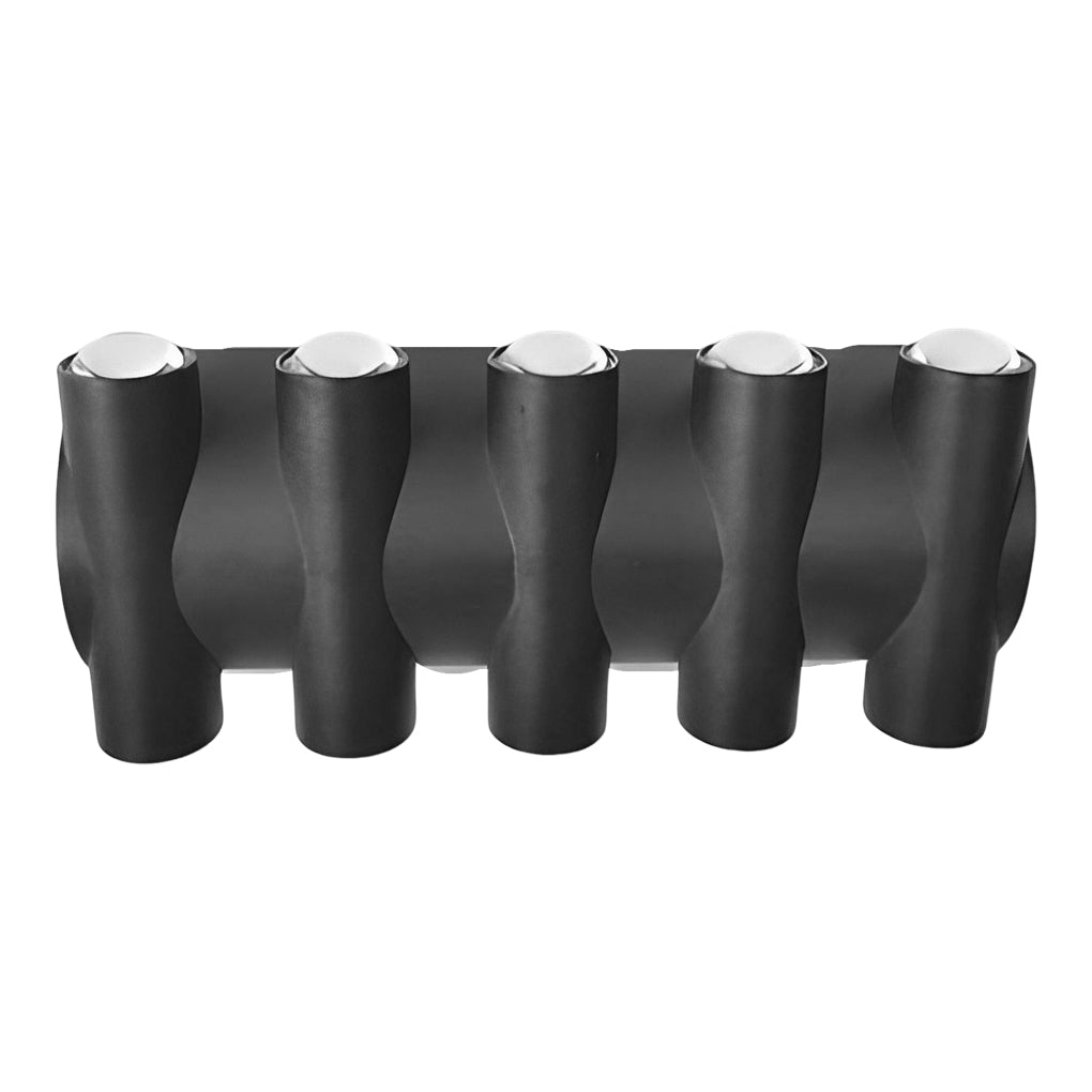 Modern Black LED Outdoor Wall Light Waterproof Up Down Washer Lamp