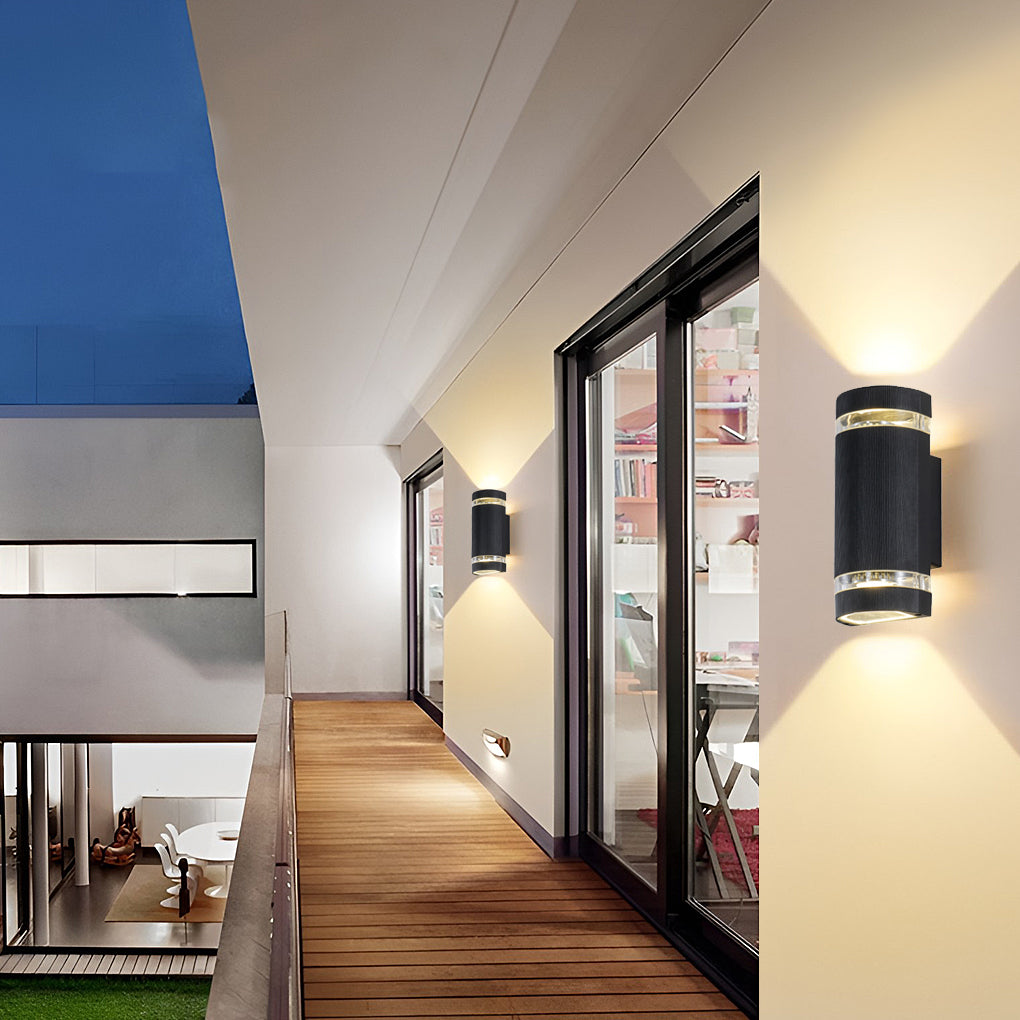 Modern LED Up Down Wall Sconce – Waterproof Outdoor Lighting