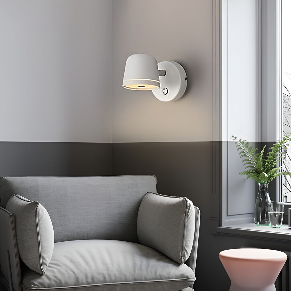 Adjustable Dimmable LED Wall Sconce - Modern Rotating Light