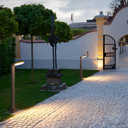 Modern Aluminum LED Lawn Lamp Black Outdoor Landscape Lighting