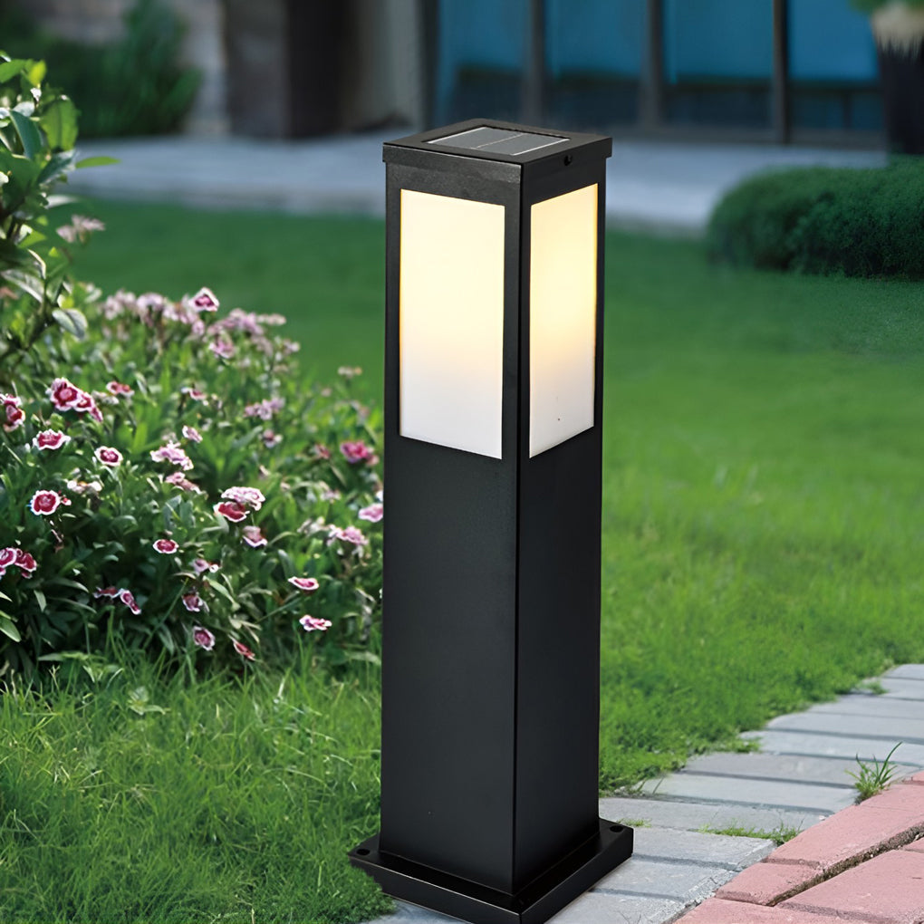 Solar LED Bollard Light with Remote Control – Industrial Pathway