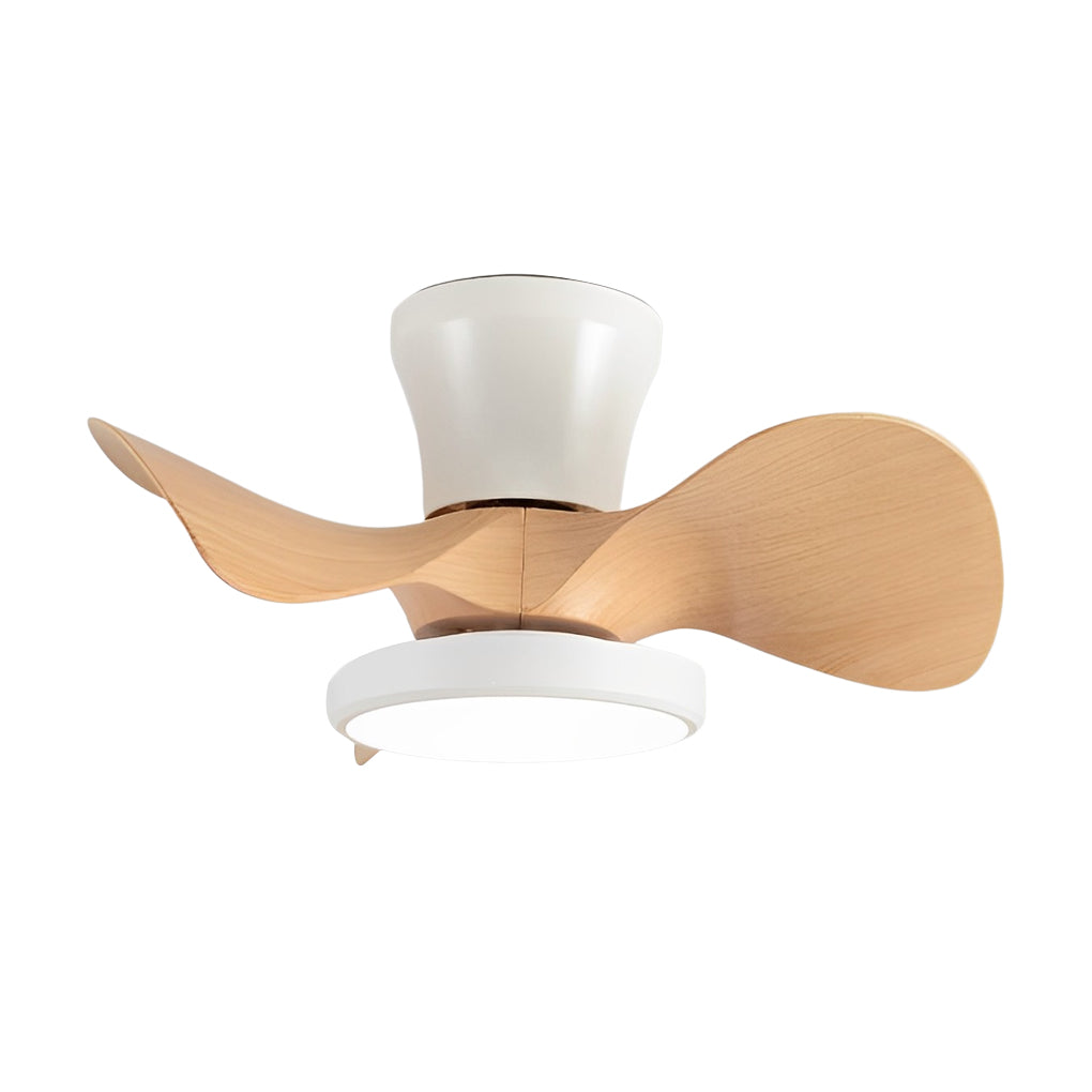 Modern LED Ceiling Fan Light with Remote - 3 Blade Dimmable