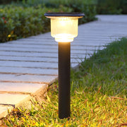 Solar LED Pathway Light with Adjustable Brightness - Matte Black