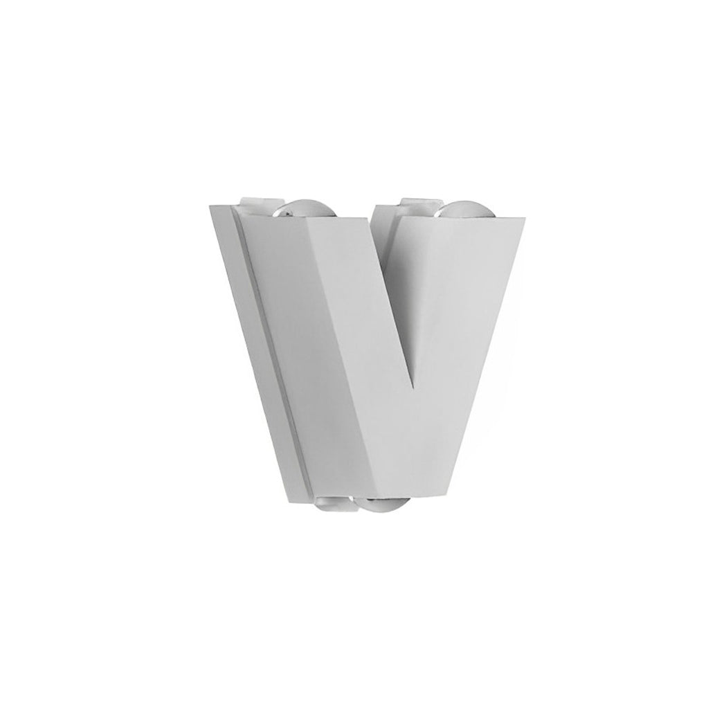 Letter Shaped Modern LED Outdoor Wall Sconce - Waterproof Aluminum