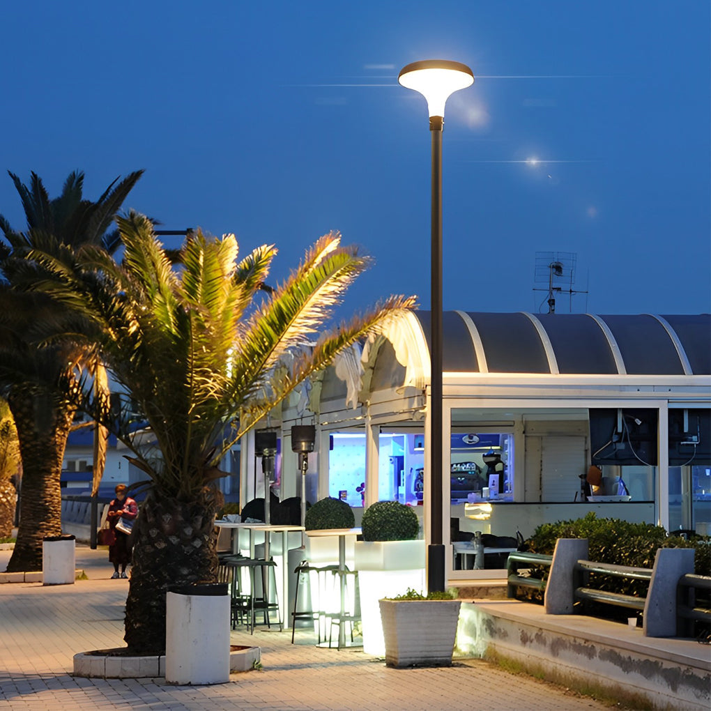 Modern Solar LED Lamp Post - IP65 Waterproof Outdoor Street Light