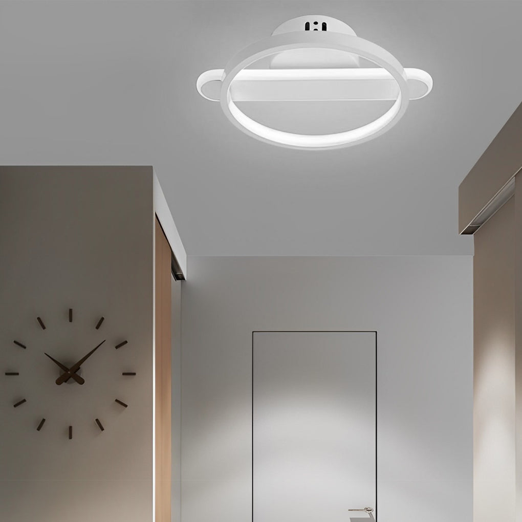 Modern LED Eye Care Wall Light - Circular Aluminum Fixture