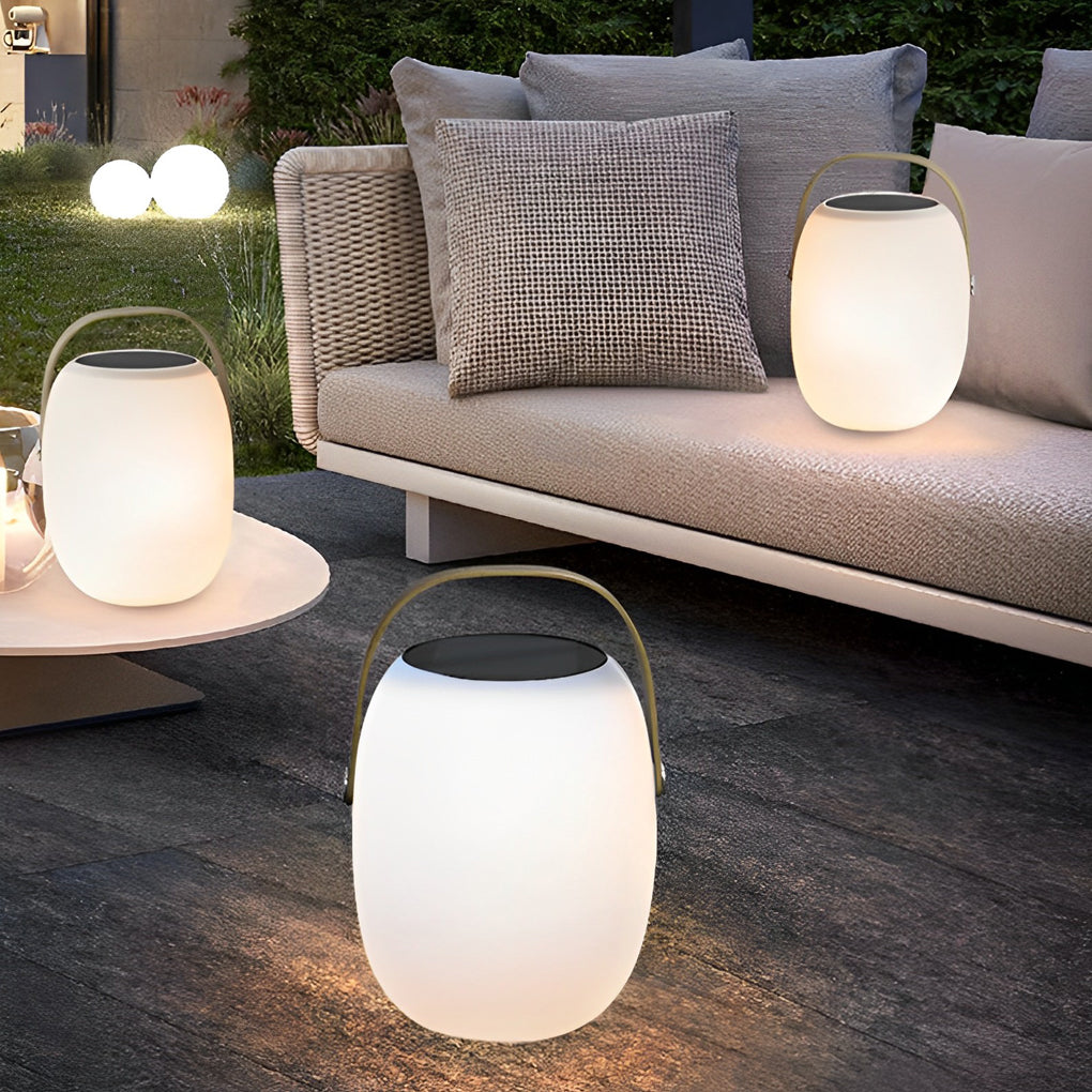 Solar Portable Lantern Table Lamp with Remote & USB Charging