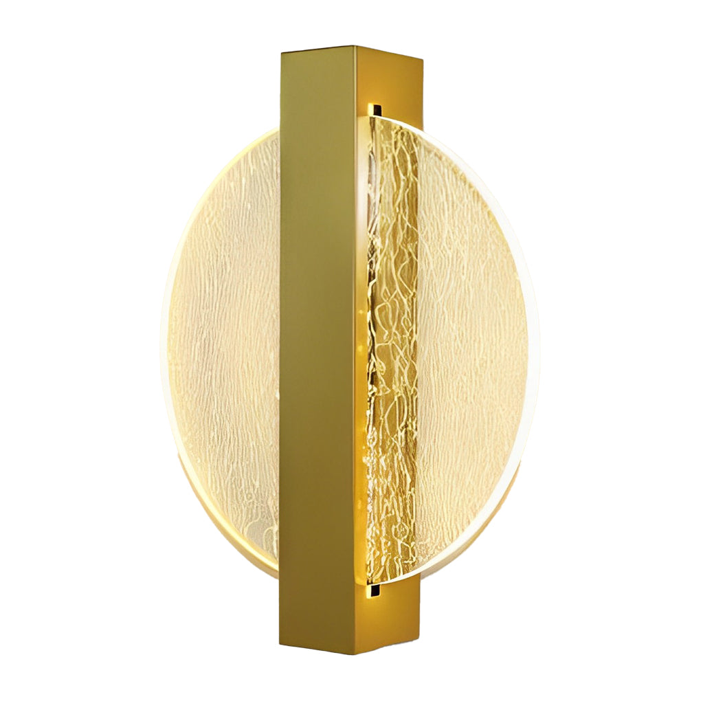 Modern Geometric LED Wall Sconce - Acrylic & Metal Finish