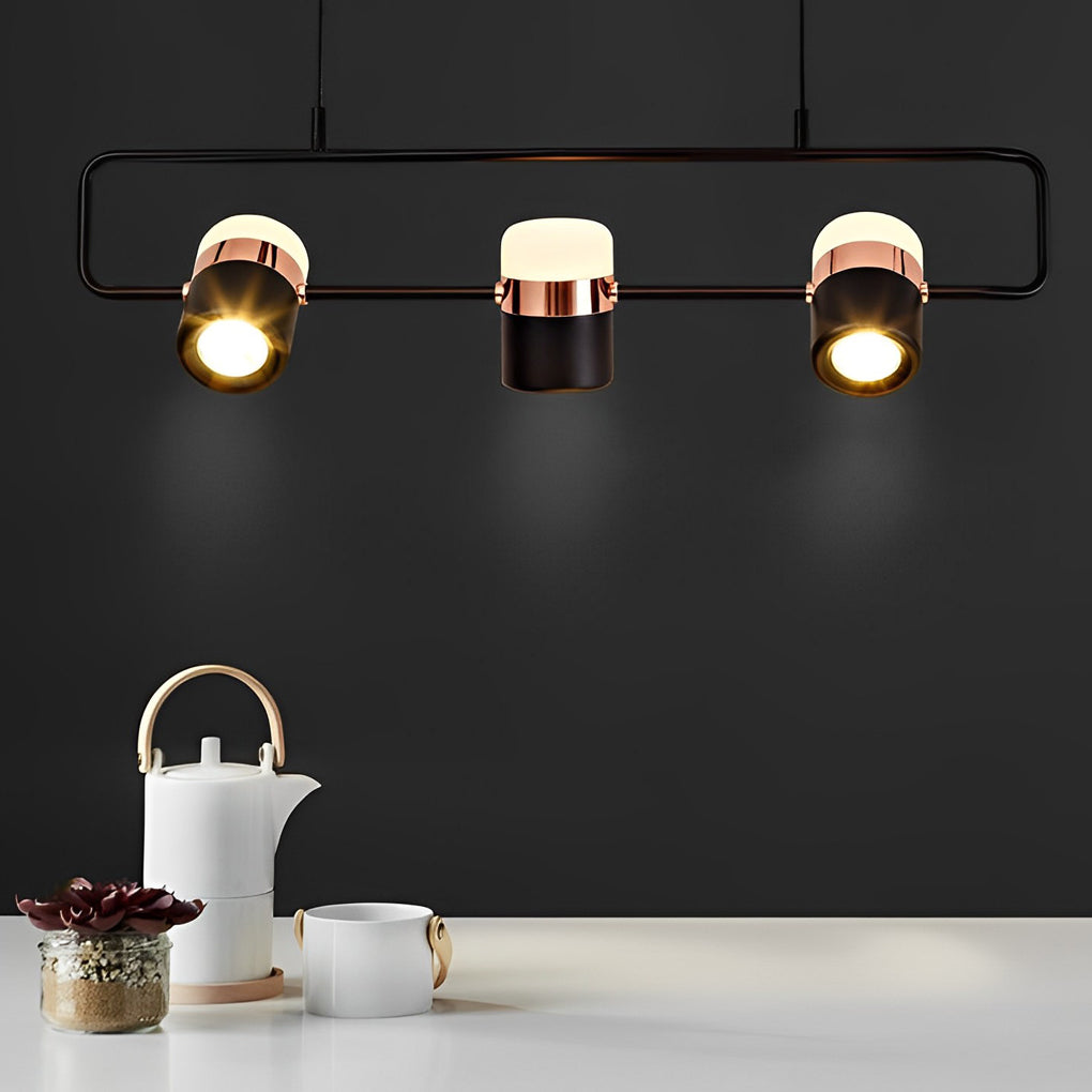Rotatable Metal LED Pendant Light | Modern Adjustable Chandelier