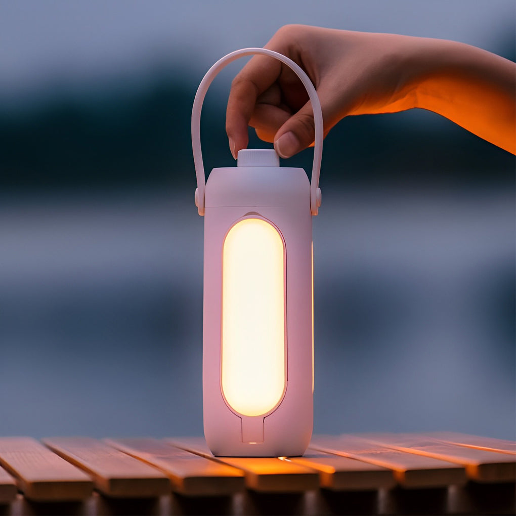 Expandable LED Camping Lantern with USB Charging & SOS Light