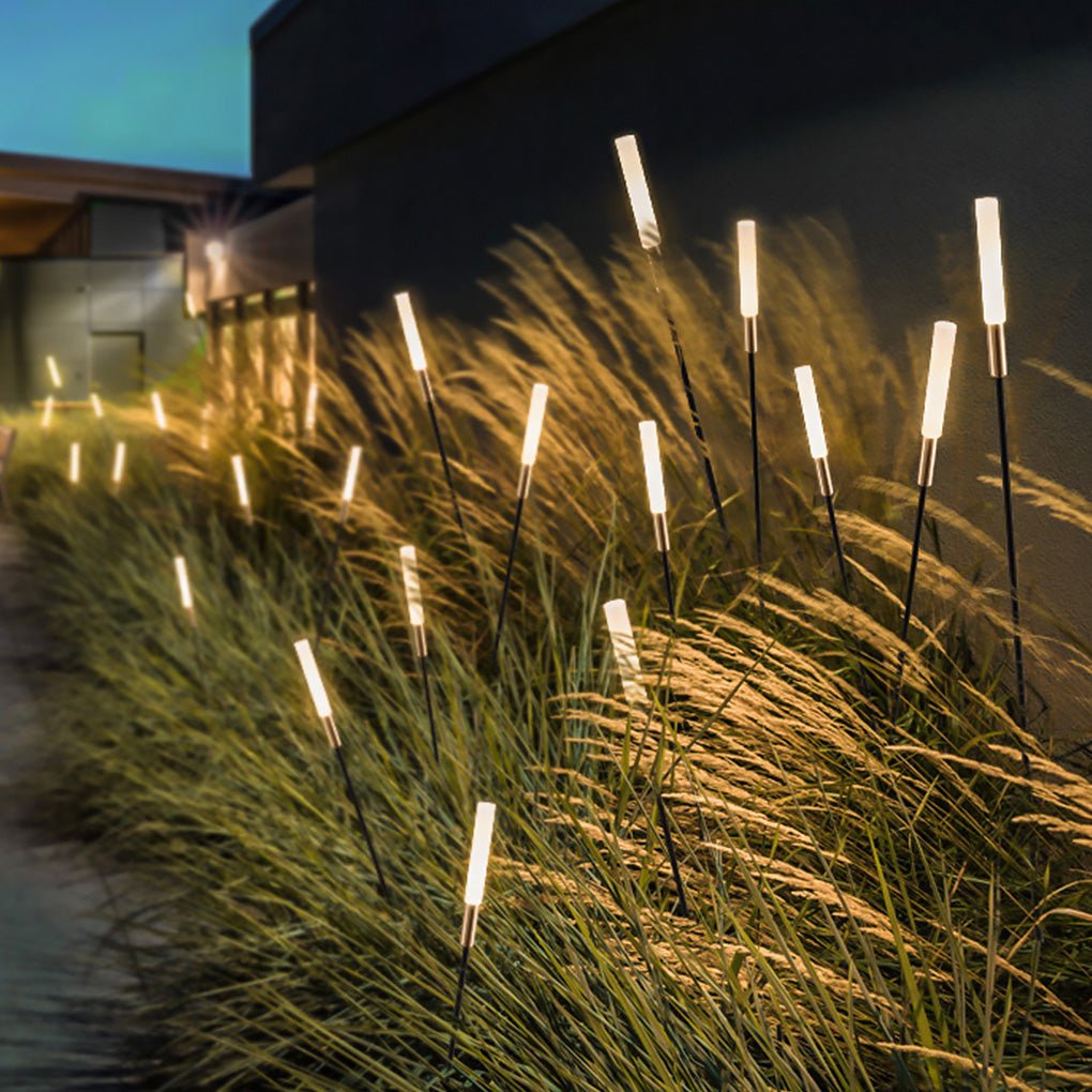 Reed & Cattail Solar LED Landscape Lights (Set of 6)