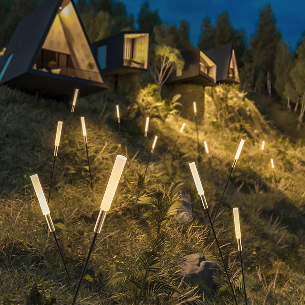 Reed & Cattail Solar LED Landscape Lights (Set of 6)