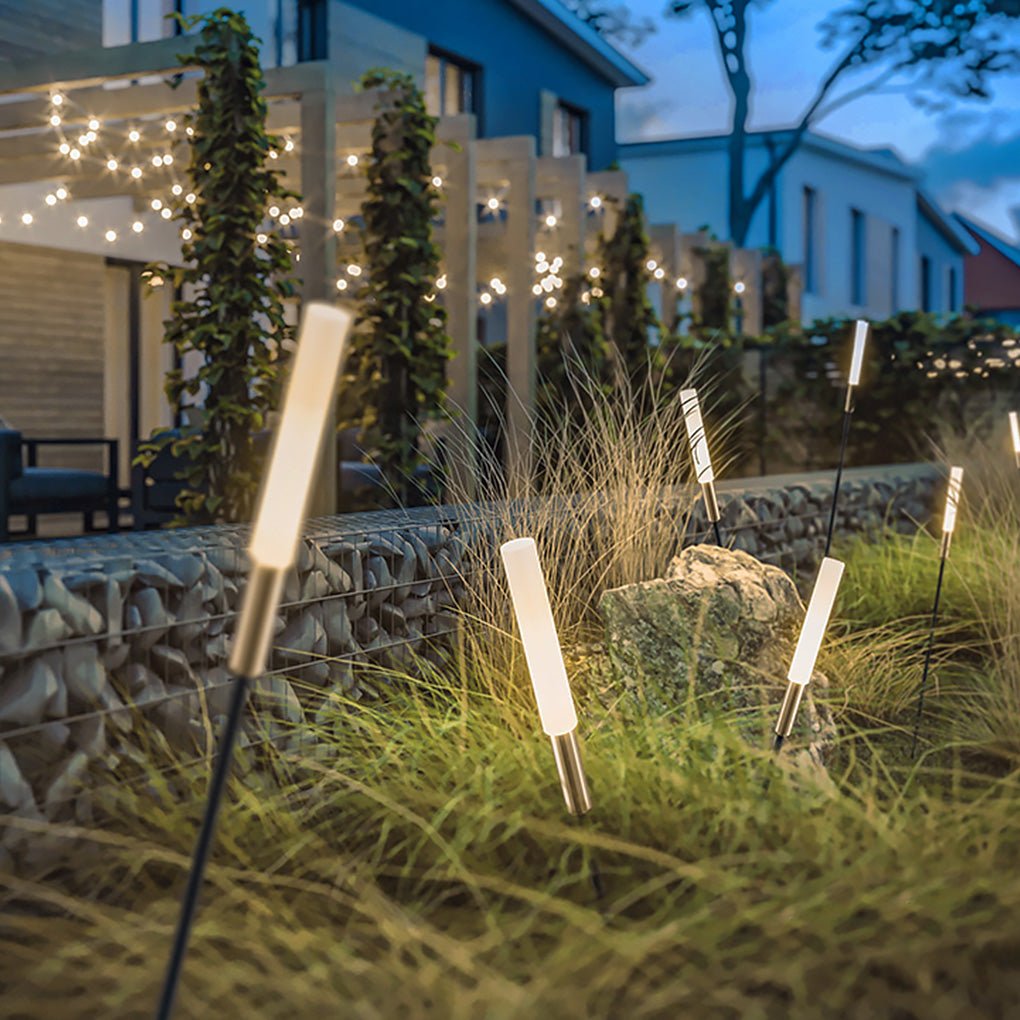 Reed & Cattail Solar LED Landscape Lights (Set of 6)