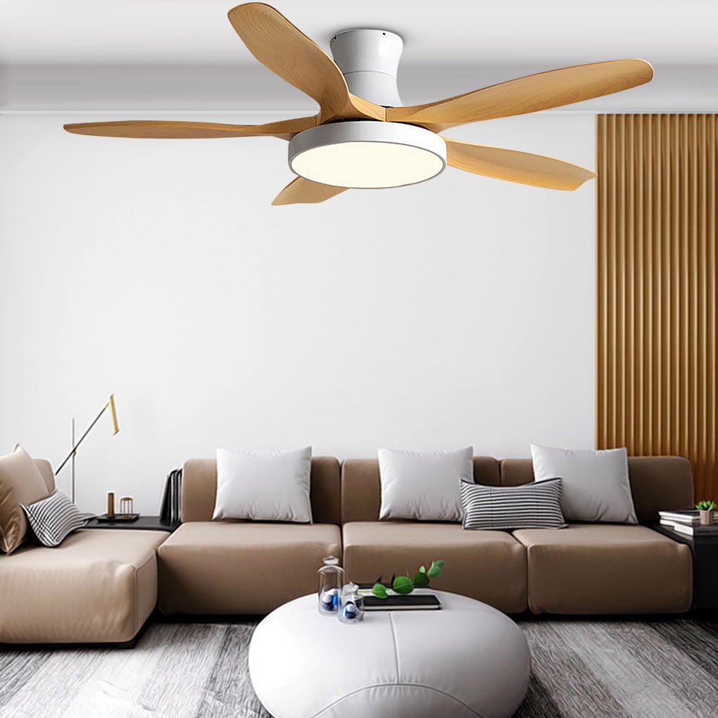 60" Modern Ceiling Fan with LED Light & Remote Control