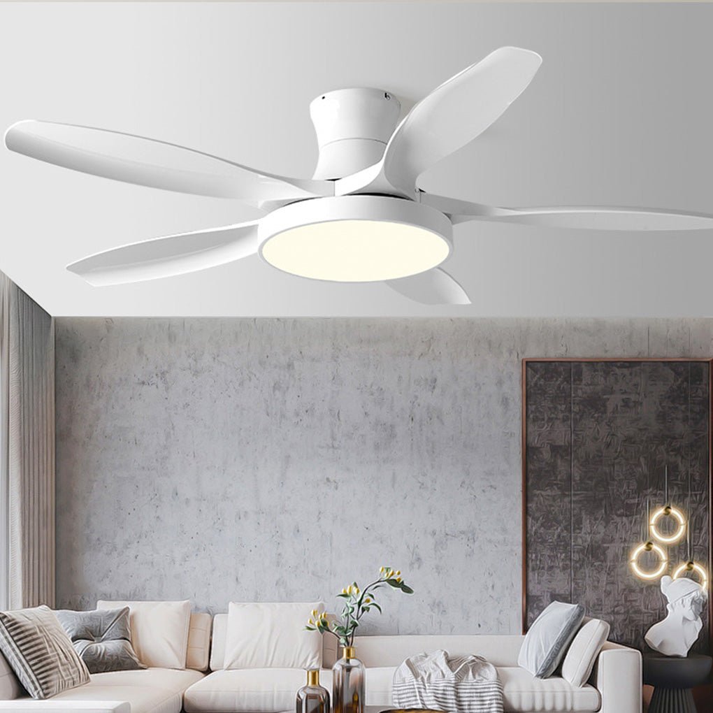 60" Modern Ceiling Fan with LED Light & Remote Control