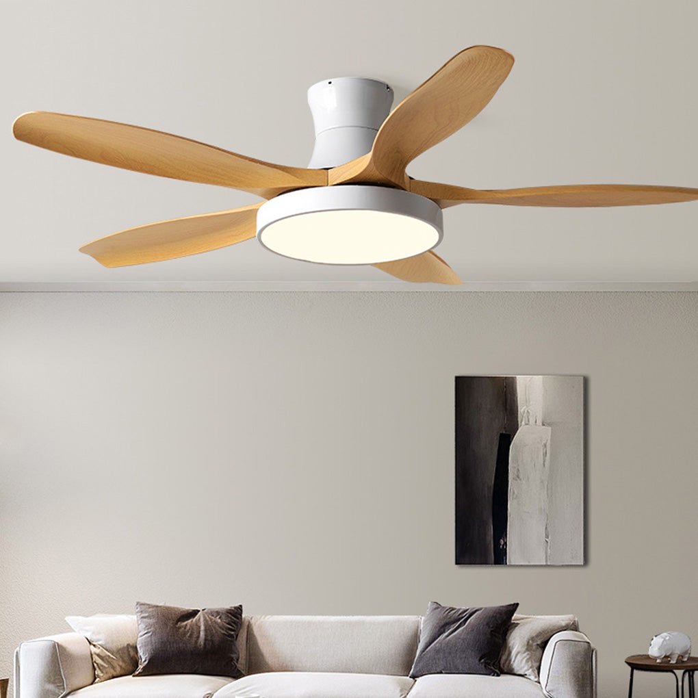 60" Modern Ceiling Fan with LED Light & Remote Control