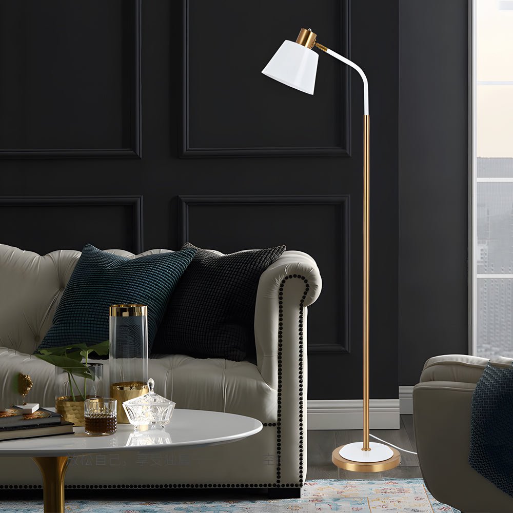 62-Inch Adjustable Metal Floor Lamp with 3-Step Color Dimming
