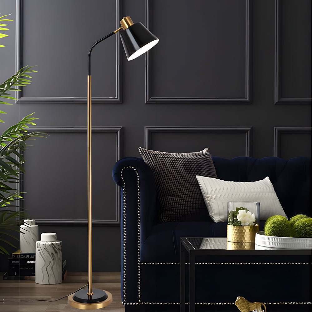 62-Inch Adjustable Metal Floor Lamp with 3-Step Color Dimming