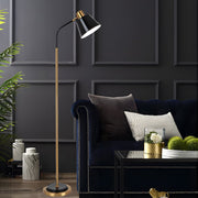 62-Inch Adjustable Metal Floor Lamp with 3-Step Color Dimming