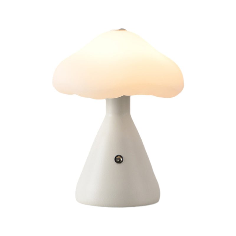 Mushroom Cloud Metal Table Lamp LED Cordless Touch Dimmable