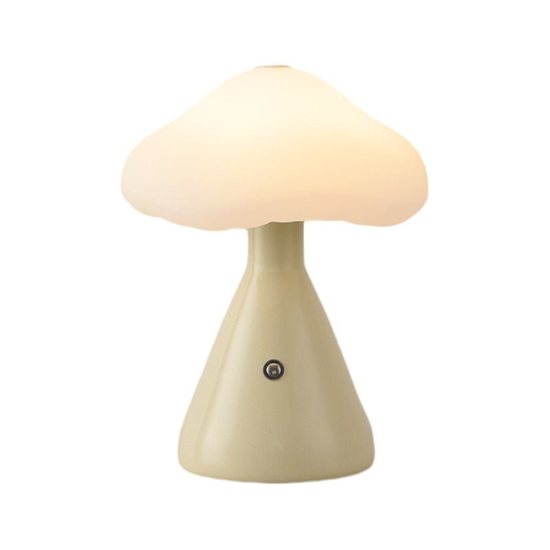 Mushroom Cloud Metal Table Lamp LED Cordless Touch Dimmable