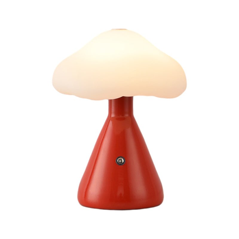 Mushroom Cloud Metal Table Lamp LED Cordless Touch Dimmable