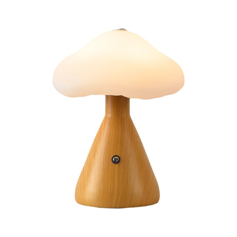 Mushroom Cloud Metal Table Lamp LED Cordless Touch Dimmable