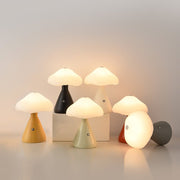 Mushroom Cloud Metal Table Lamp LED Cordless Touch Dimmable
