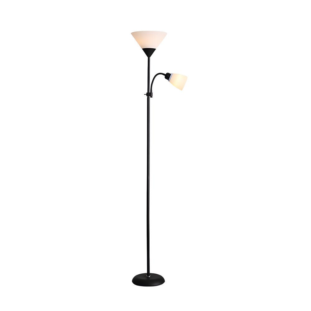 Modern Torchiere Floor Lamp with Adjustable Reading Light 67 Inch