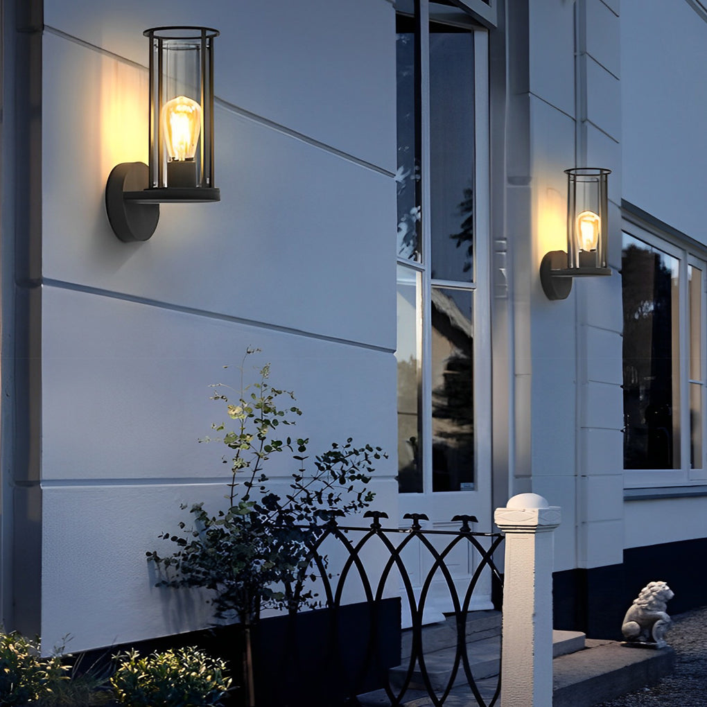 Modern Round Stainless Steel Outdoor Light – Wall & Post Mount