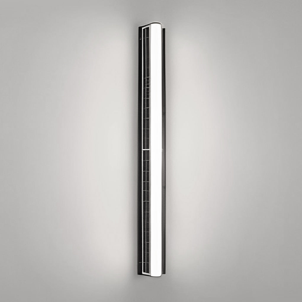 Linear Solar LED Outdoor Wall Light Waterproof Acrylic Sconce
