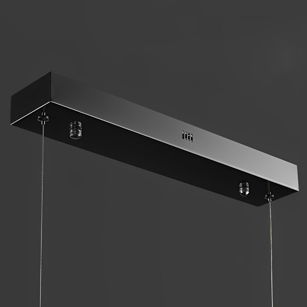 Mountain Silhouette LED Pendant Light with Stepless Dimming