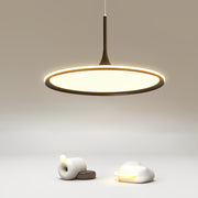 Ultra Thin LED Pendant Light - Modern Minimalist Round Ceiling Lamp