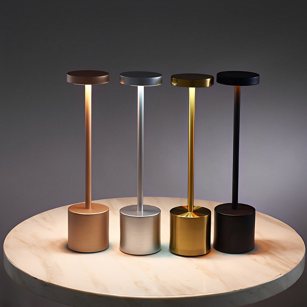 Rechargeable Cordless Modern Table Lamp with Touch Dimmer