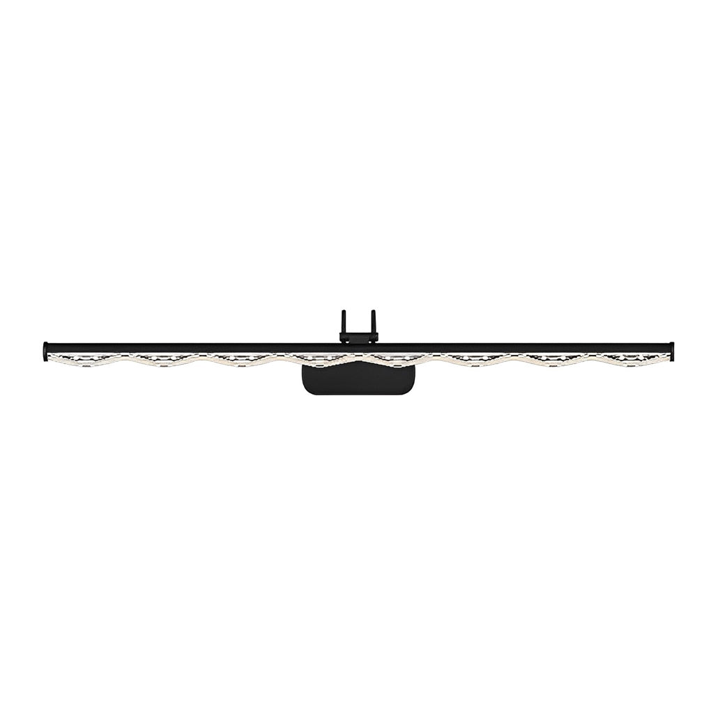 Modern LED Vanity Light with Multi-Faceted Prismatic Acrylic Shade