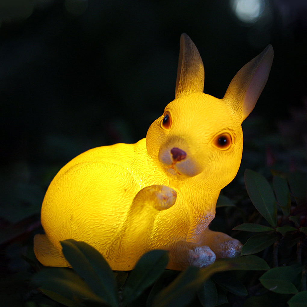 Solar Animal Garden Lights | Modern Resin Outdoor LED Decor