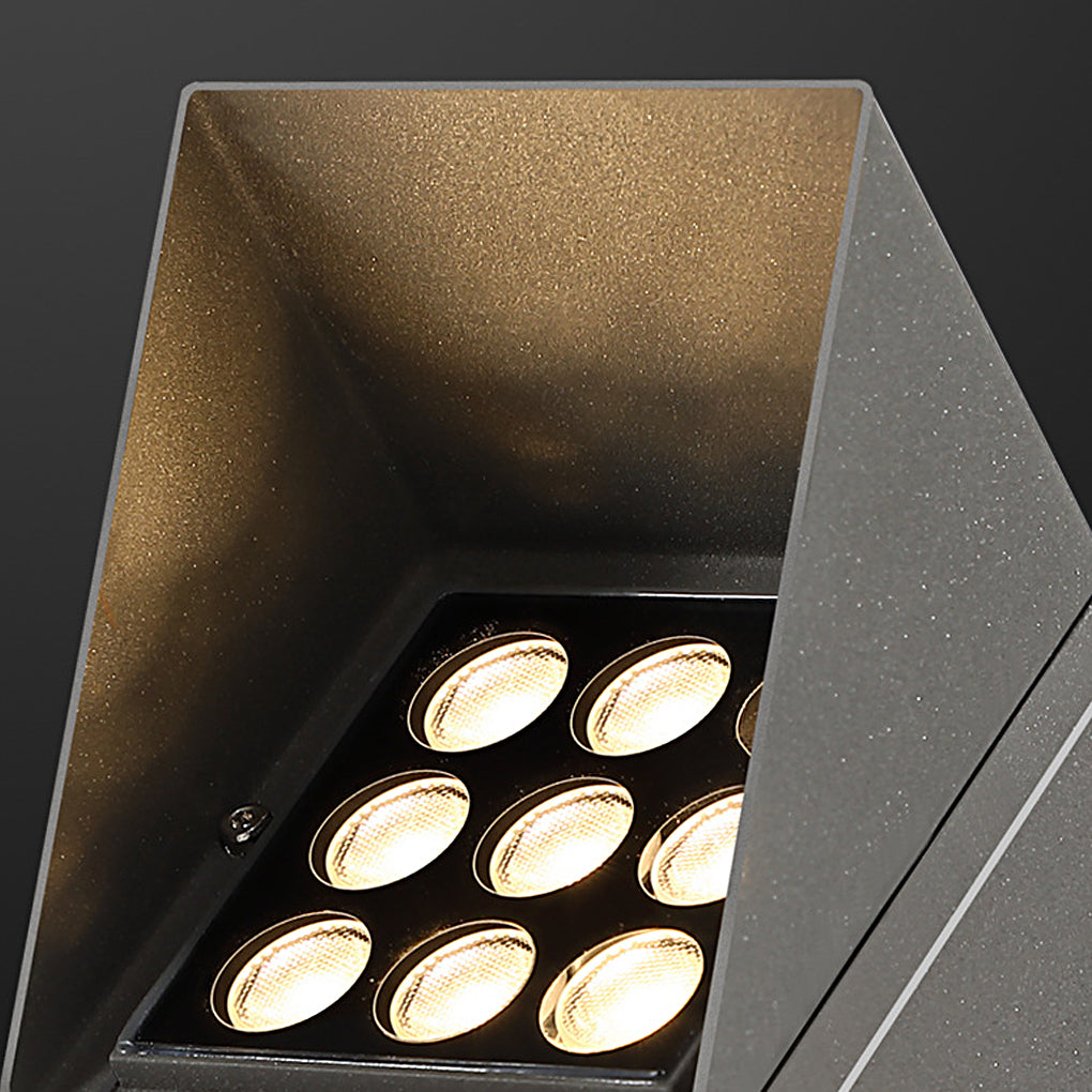 9W LED Adjustable Outdoor Tree Spotlight - Modern Aluminum